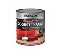 Ronseal Diamond Hard Doorstep Paint Tile Red 250Ml, Red