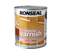 Ronseal 36824 Interior Varnish Quick Dry Satin Medium Oak 250Ml