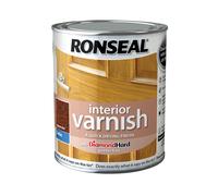 Ronseal 36826 Interior Varnish Quick Dry Satin Dark Oak 250Ml