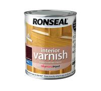 Ronseal 36828 Interior Varnish Quick Dry Satin Deep Mahogany 250Ml
