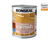 RONSEAL INTERIOR VARNISH SATIN MEDIUM OAK 750ML