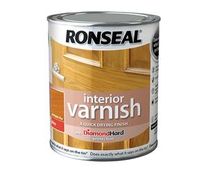 Ronseal 36843 Interior Varnish Quick Dry Gloss Antique Pine 250Ml