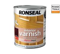 Ronseal Interior Varnish Quick Dry Gloss Deep Mahogany 750ml
