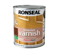 Ronseal RSLIVMDO250 250ml Quick Dry Matt Interior Varnish - Dark Oak