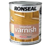Ronseal 36870 Interior Varnish Quick Dry Satin Clear 250ml