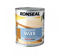 Ronseal 36880 Interior Wax Medium Oak 750Ml