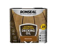 Ronseal 36934 Ultimate Protection Decking Oil Natural Cedar 2.5 Litre