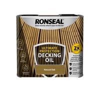 Ronseal 36935 Ultimate Protection Decking Oil Natural Oak 2.5 Litre