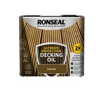 Ronseal 37295 Ultimate Protection Decking Oil Dark Oak 5 Litre