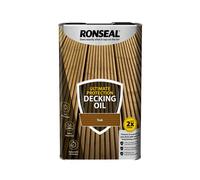 Ronseal 37296 Ultimate Protection Decking Oil Teak 5 Litre