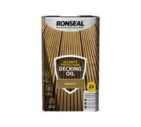 Ronseal 37299 Ultimate Protection Decking Oil Natural Oak 5 Litre