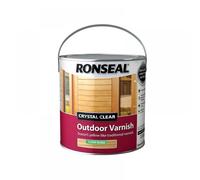 Ronseal 37368 Crystal Clear Outdoor Varnish Matt 750Ml