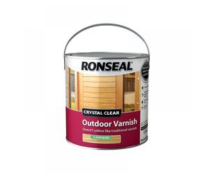 Ronseal 37368 Crystal Clear Outdoor Varnish Matt 750Ml
