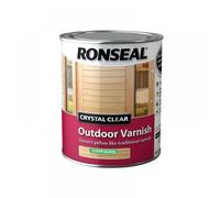 Ronseal CCODVM25L 2.5 Litre Crystal Outdoor Matt Finish Varnish - clear