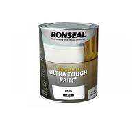 Ronseal 37524 Stays White Ultra Tough Paint Satin White 750Ml