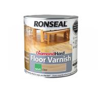 Ronseal Diamond Hard Floor Varnish Clear Matt 2.5L