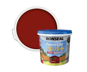 Ronseal 37624 Fence Life Plus+ Red Cedar 5 Litre