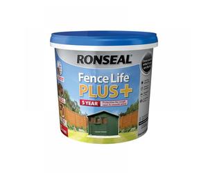 Ronseal 37625 Fence Life Plus+ Forest Green 5 Litre