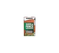 Ronseal 37651 Shed & Fence Preserver Autumn Brown 5 Litre
