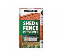 Ronseal 37651 Shed & Fence Preserver Autumn Brown 5 Litre