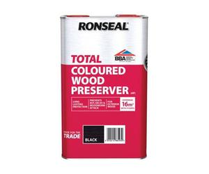 Ronseal 38593 Trade Total Wood Preserver Black 5 Litre Rslttwpbl5L