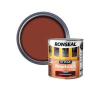 Ronseal 38675 10 Year Woodstain Deep Mahogany 750Ml