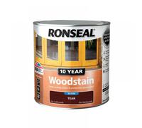 Ronseal 38681 10 Year Woodstain Teak 750Ml