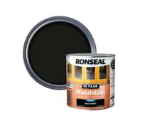 Ronseal 38695 10 Year Woodstain Ebony 2.5 Litre