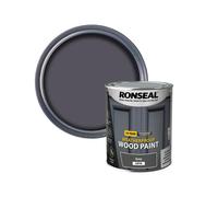 Ronseal 10 Year Weatherproof Wood Paint - Satin 750ml, Grey
