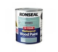 Ronseal 38792 10 Year Weatherproof Paint, Duck Egg Blue, 750ml