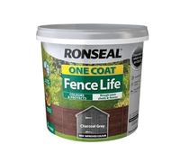 Ronseal 38876 One Coat Fence Life Charcoal Grey 5 litre RSLOCFLCG5L