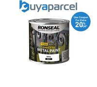 Ronseal Direct to Metal Paint White Matt 250ml 39184