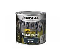 Ronseal 39192 Direct To Metal Paint Storm Grey Matt 250Ml