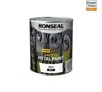 Ronseal Direct to Metal Paint White Matt 750ml 39201