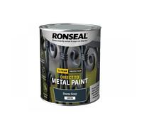 Ronseal 39208 Direct To Metal Paint Storm Grey Satin 750Ml
