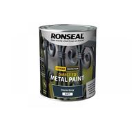 Ronseal 39209 Direct To Metal Paint Storm Grey Matt 750Ml