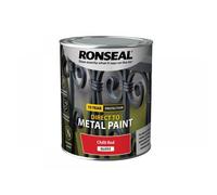 Ronseal 39210 Direct To Metal Paint Chilli Red Gloss 750Ml