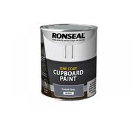 Ronseal 39370 One Coat Cupboard Paint Cobalt Grey Gloss 750Ml