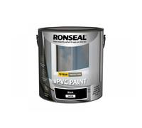 Ronseal uPVC Paint Black Satin 2.5 litre RSLUPVCBS25L