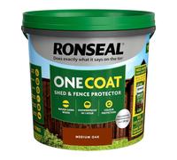 Ronseal One Coat Fence Life Matt Shed & Fence Treatment - Medium Oak 5L