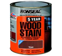 Ronseal 5 Year Woodstain Teak 750ml