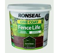 Ronseal 38291 One Coat Fence Forest Green 5 Litre