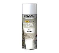 Ronseal QDAMAWM 6 Year Anti Mould Spray Aerosol White Matt 400ml