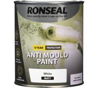 Ronseal 6 Year Anti-Mould Paint White Matt - 750ml- 2.5L