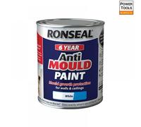 Ronseal 36623 6 Year Anti Mould Paint White Matt 750ml