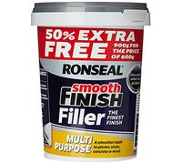 Ronseal 6886271-HHW Smooth Finish Filler Multi-Purpose Ready Mixed 900g, White