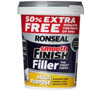 Ronseal 6886271-HHW Smooth Finish Filler Multi-Purpose Ready Mixed 900g, White