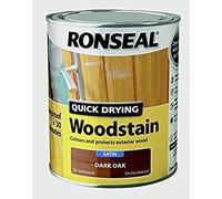 Ronseal 750ml Woodstain Quick Dry Satin (Dark Oak)