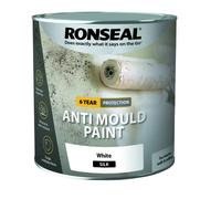 RONSEAL ANTI MOULD PAINT SILK WHITE 2.5L
