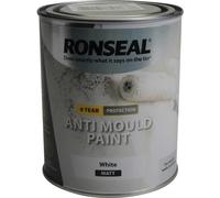 Ronseal 36623 6 Year Anti Mould Paint White Matt 750ml